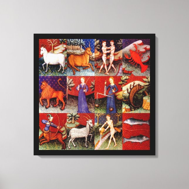 Vintage Zodiac Star Signs All twelve - accessories (Front)