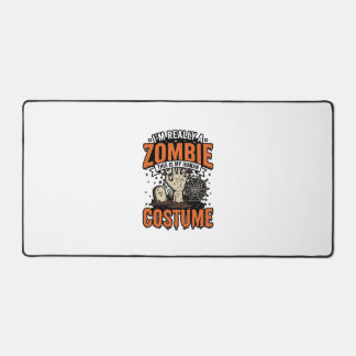 Vintage Zombie Costume Halloween Shirt Design_1 Desk Mat