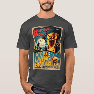 Vintage Zombie Horror Movie Poster Night ofhe Livi T-Shirt