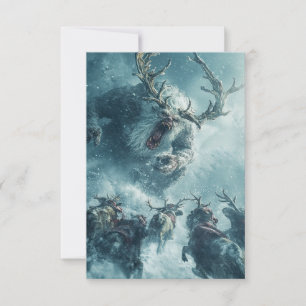 Vintage Zombie Ice Demon Card