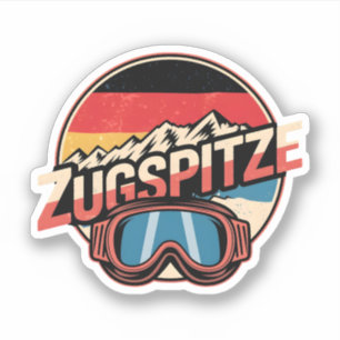 Vintage Zugspitze bavarian outdoor nature gifts
