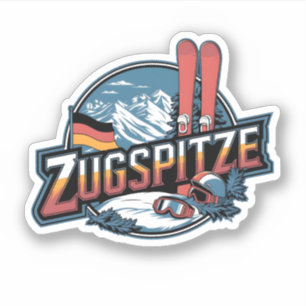 Vintage Zugspitze bavarian outdoor nature gifts