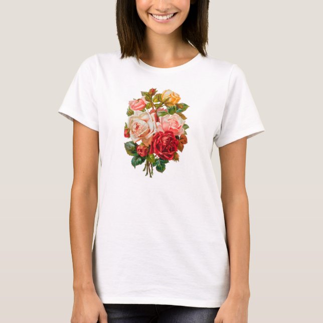 Vintages Roses T-shirt (Front)