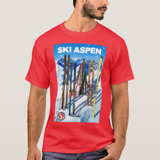 VintageStyle Ski Aspen Travel T-Shirt