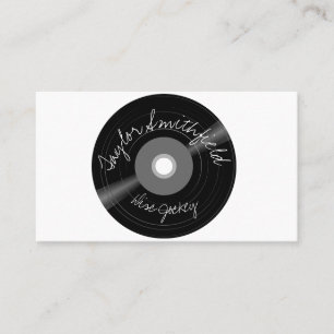 Vinyl  business card