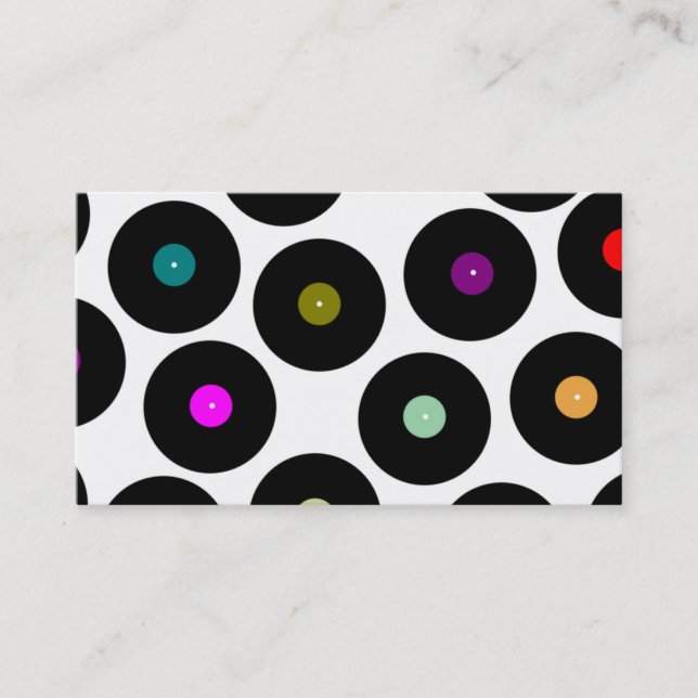 Vinyl Business Card (Front)