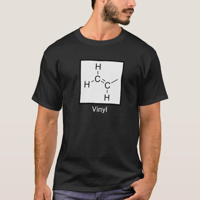 Vinyl Chemical Structure T-Shirt (Front)