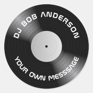 Vinyl Classic Round Sticker