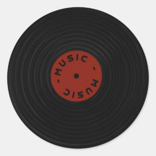 Vinyl Classic Round Sticker