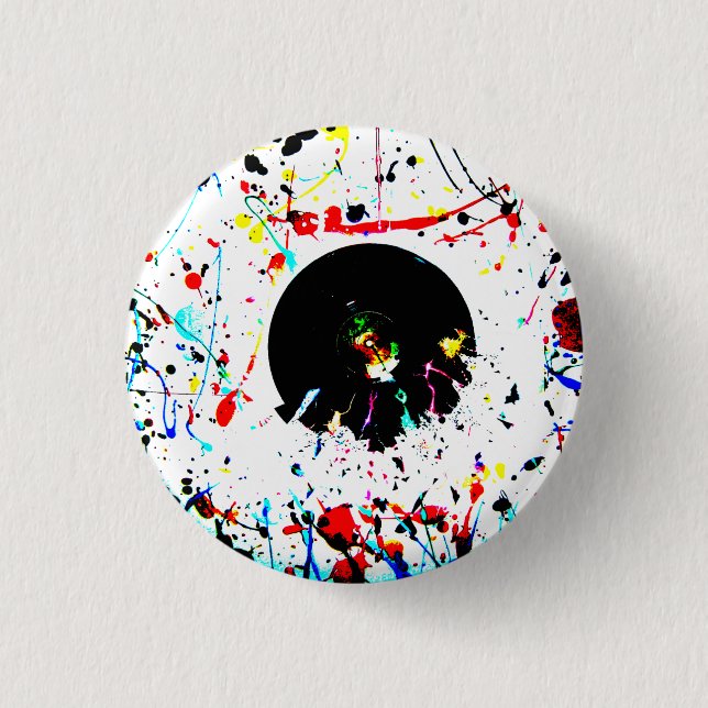 Vinyl Crash Products 3 Cm Round Badge (Front)