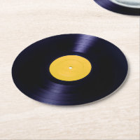 Vinyl disc retro old times style cover
