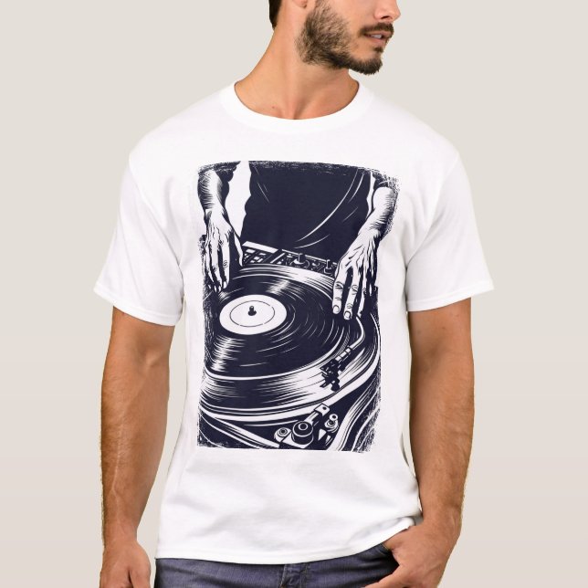 Vinyl DJ T-Shirt (Front)