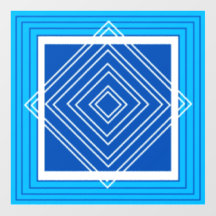 Vinyl floor tile stickers floor carreaux bleu