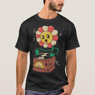 Vinyl Flower  T-Shirt