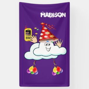 Vinyl Happy Birthday Calendar IPhone Text Cloud Banner