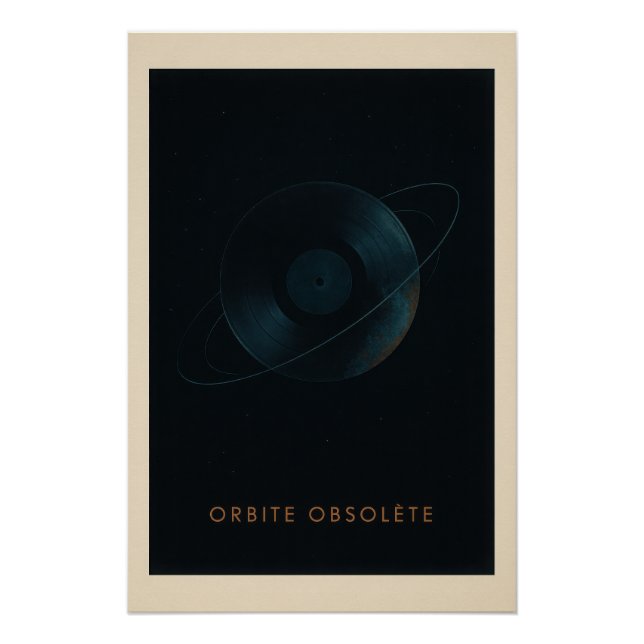 Vinyl in orbit - Poster (Front)
