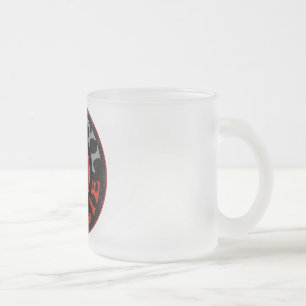 Vinyl Junkie Frosted Glass Coffee Mug
