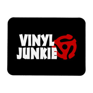 Vinyl Junkie Magnet