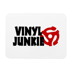 Vinyl Junkie Magnet