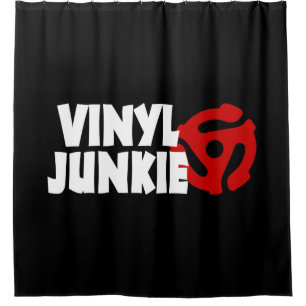 Vinyl Junkie Shower Curtain