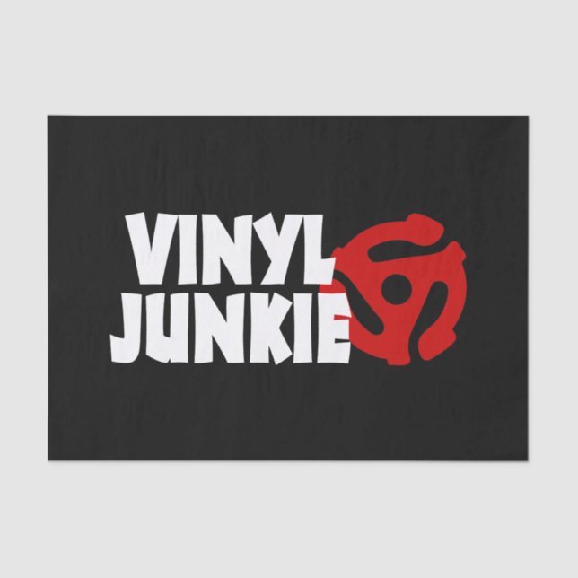 Vinyl Junkie Tissue Paper (Front)