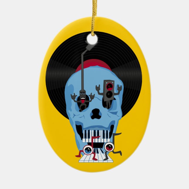 Vinyl Lives Ornament (Front)