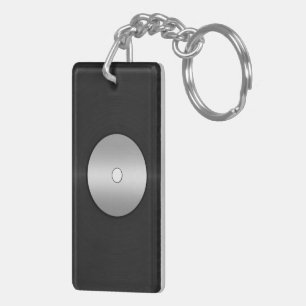 Vinyl-Look LP Record Key Ring