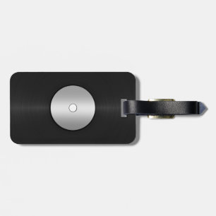 Vinyl-Look LP Record Luggage Tag