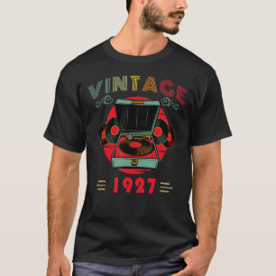 Vinyl Lover Birthday for Music Lover and DJ 1927 T-Shirt