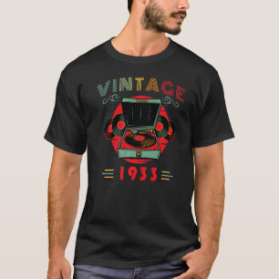 Vinyl Lover Birthday for Music Lover and DJ 1933 P T-Shirt