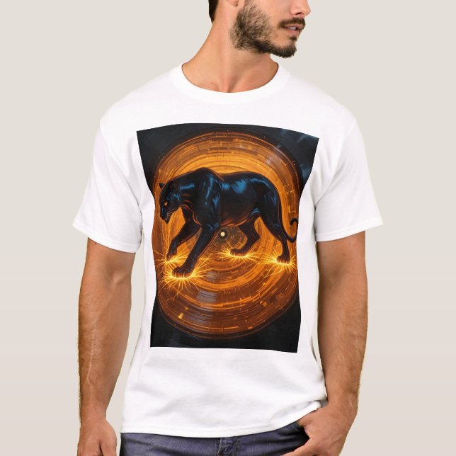Vinyl Panther T-Shirt (Front)