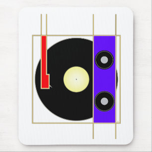 Vinyl Player Mouse Mat