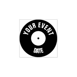 Vinyl reccord hand stamp