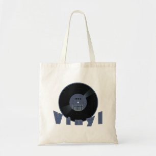 VINYL Record 1955 Label Tote Bag