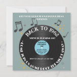 Vinyl Record 60th Birthday Party Invitation<br><div class="desc">Vinyl Record 60th Birthday Party Invitation. Personalise all the details for your event.</div>