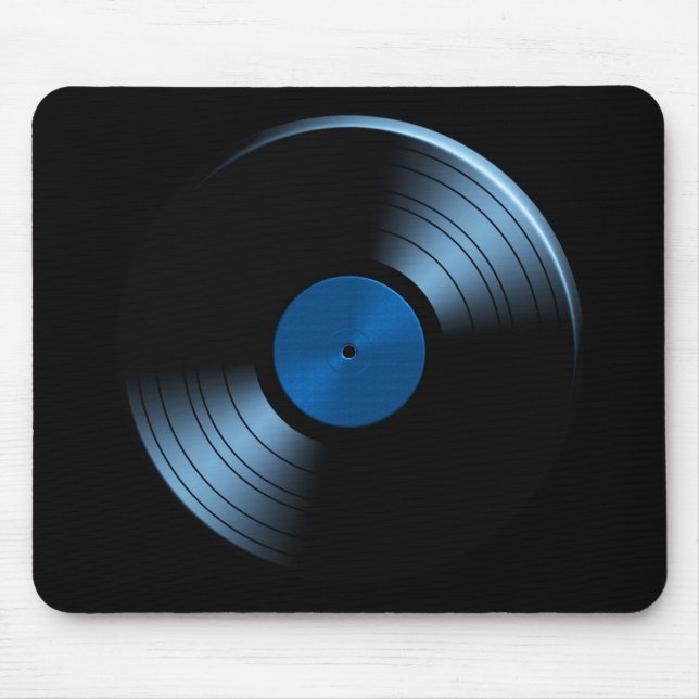 Vinyl Record Album - Very Retro Mouse Mat (Front)