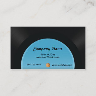 Vinyl Record Business Card