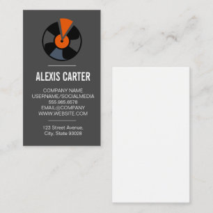 Vinyl Record Business Card
