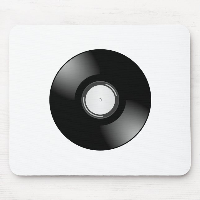 Vinyl Record by Chillee Wilson Mouse Mat (Front)