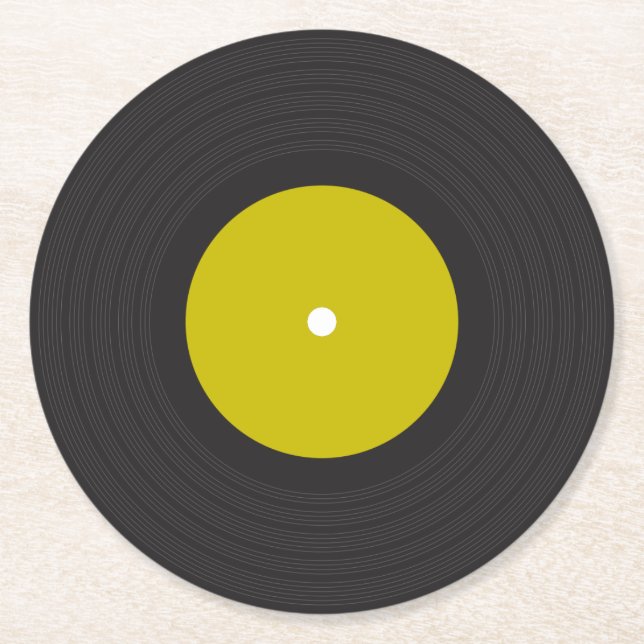 Vinyl Record Coaster (Front)