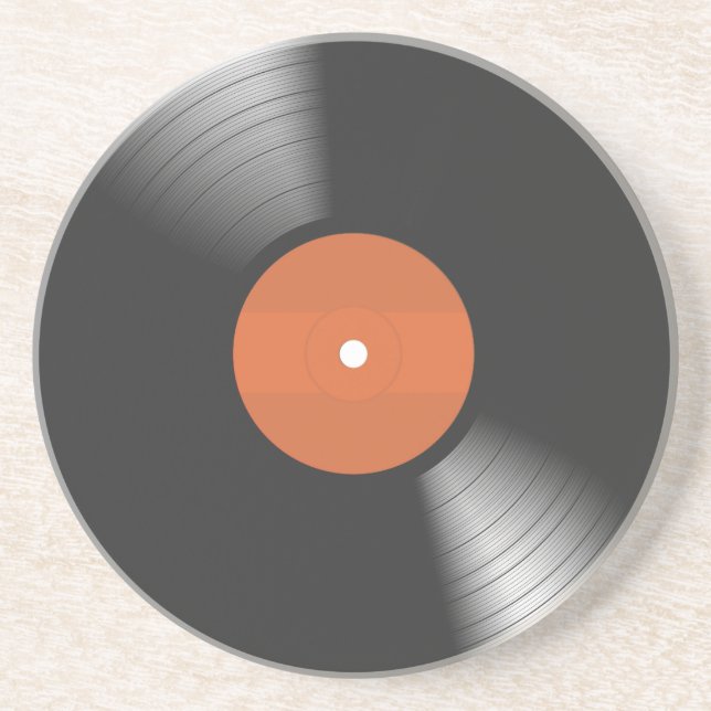 Vinyl Record Coaster (Front)
