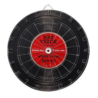 vinyl record dartboard