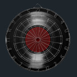 vinyl record dartboard<br><div class="desc">A vinyl record in black and red colours. You can go on "customise it" button and edit the design,  adding some text to it... it's easy to do</div>