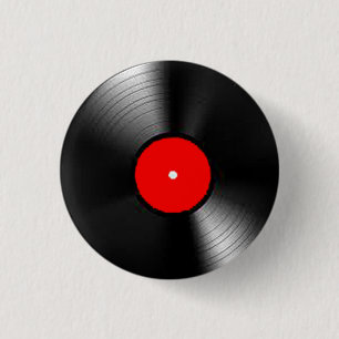 "Vinyl Record" gifts and products 3 Cm Round Badge