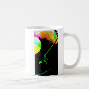 Vinyl record in many colours coffee mug