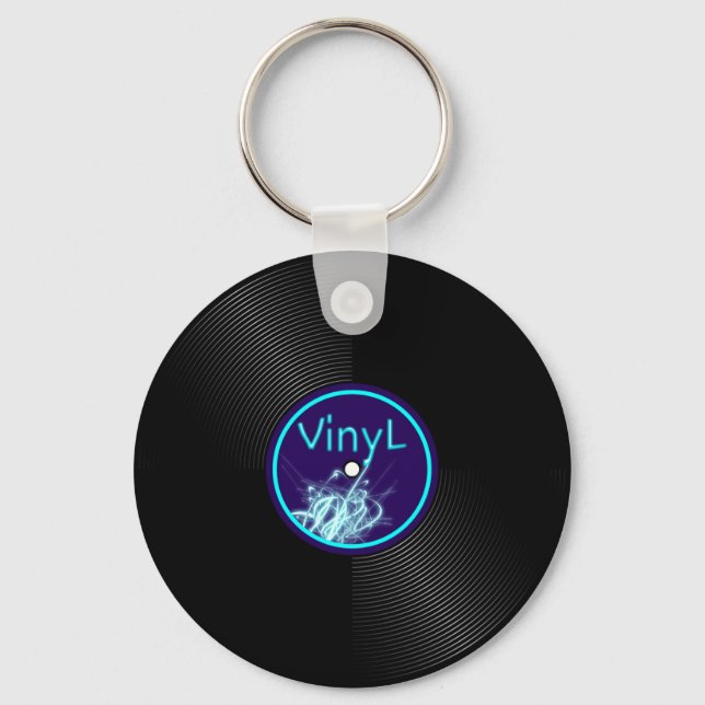 Vinyl Record LP Album 33 Key Ring (Front)