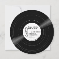 Vinyl Record Monogram - White Label