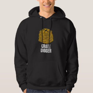 Vinyl Record Music Collector, Album Lover, Crate D Hoodie