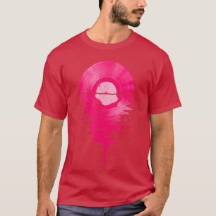 Vinyl Record Music LP Classic 80s Sunset funny fri T-Shirt