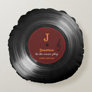 vinyl record named round cushion